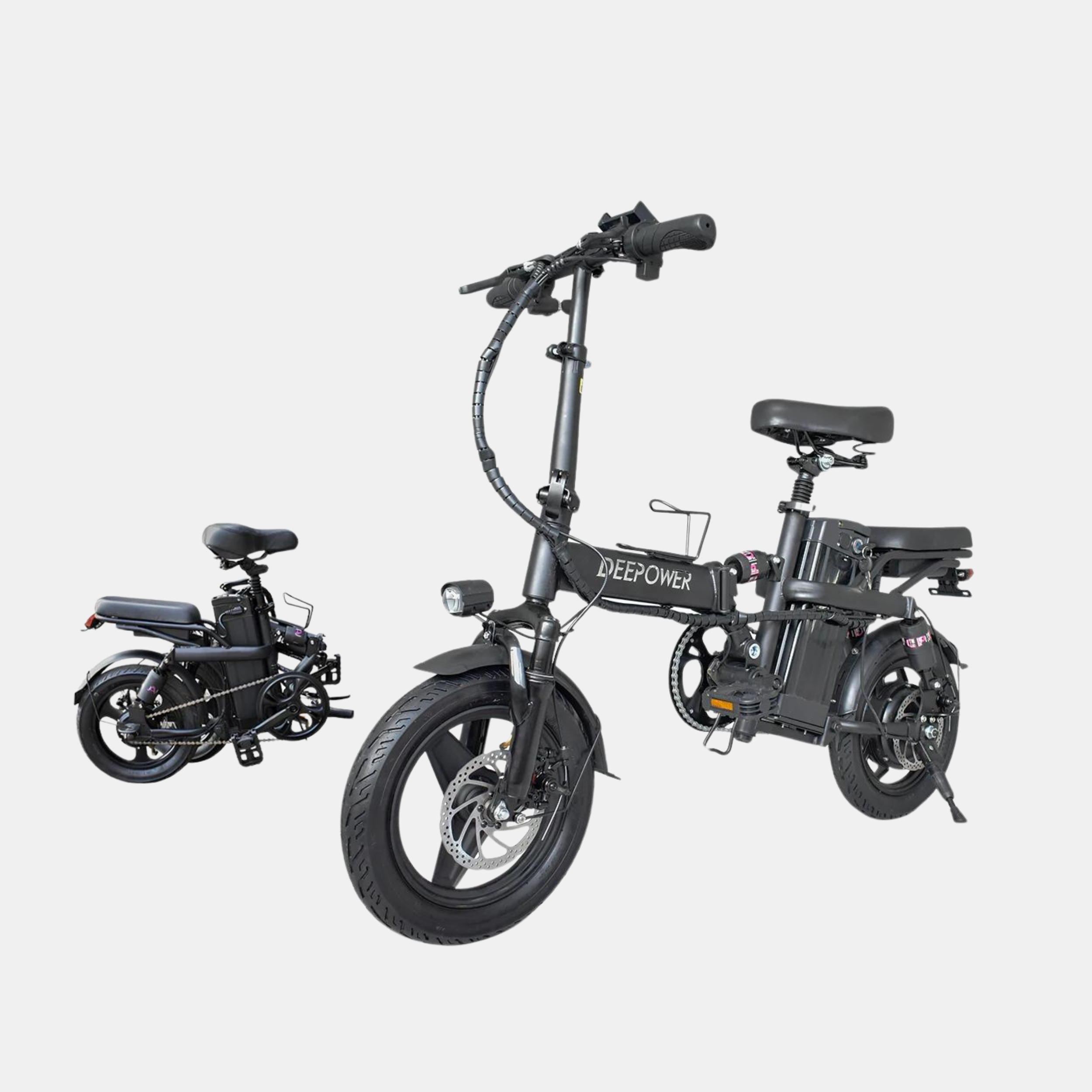 EPIC DEEPOWER Mini Foldable Ebike: Ride the Revolution